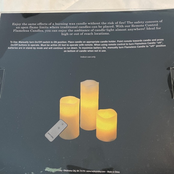 LED flameless candle set - Picture 3 of 4